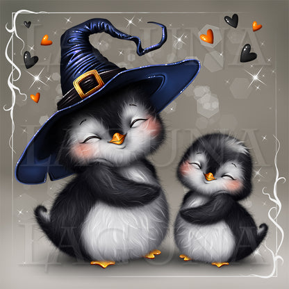 Penguin and Friendly Ghost