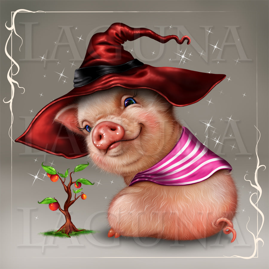 Piggy and Apple Tree