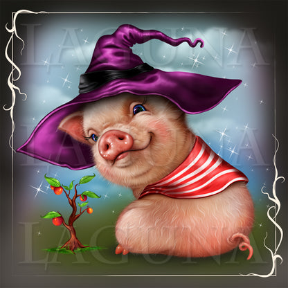 Piggy and Apple Tree