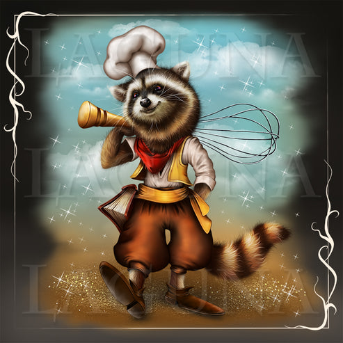 Raccoon the Chief – Laguna Art Shop