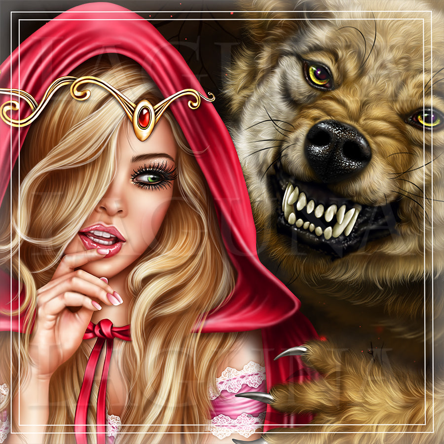 Red Riding Hood and Scary Wolf