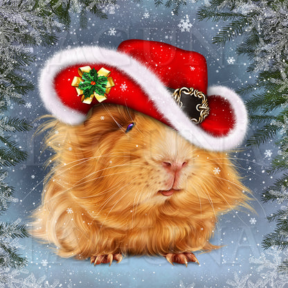 Santa Guinea Pig