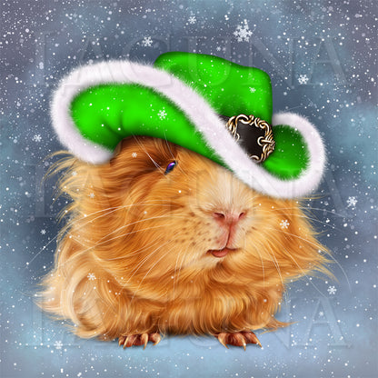 Santa Guinea Pig