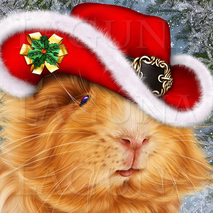 Santa Guinea Pig