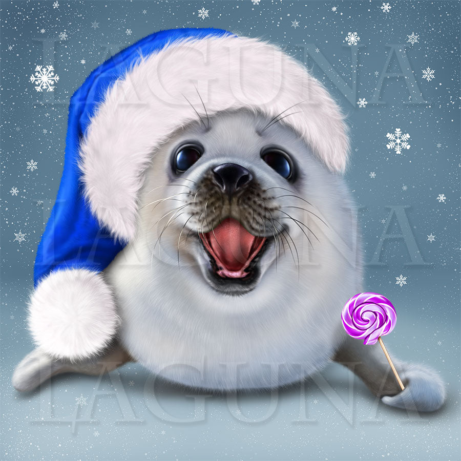 Santa Seal Baby