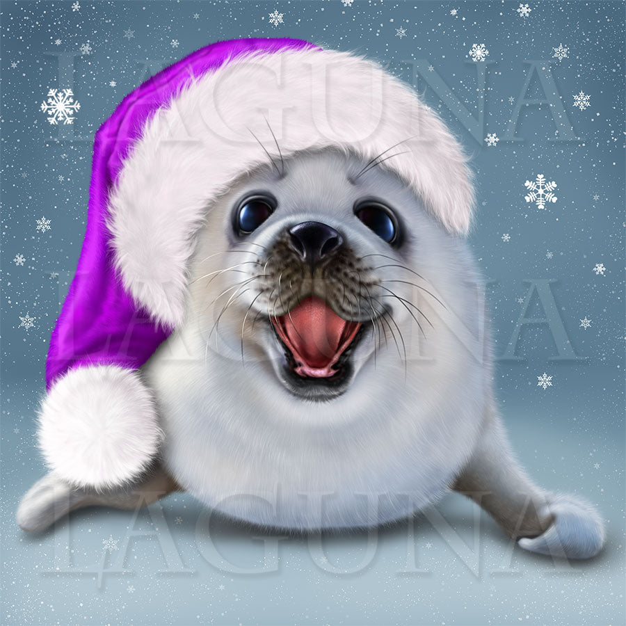 Santa Seal Baby