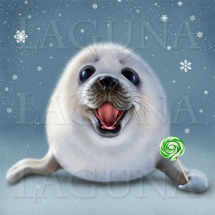 Santa Seal Baby