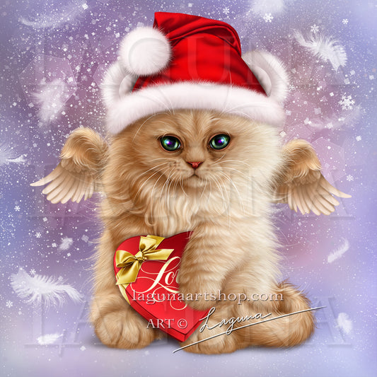 Santa Valentine Kitty