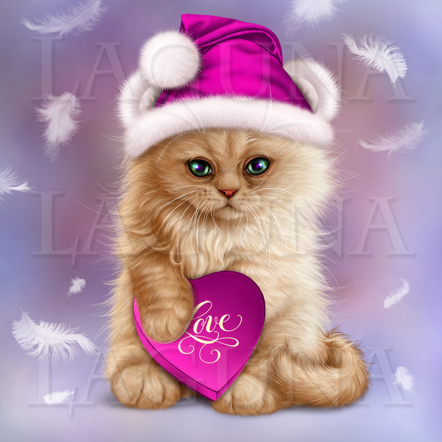 Santa Valentine Kitty