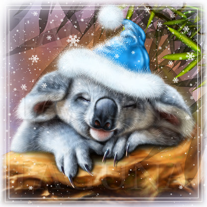 Sleepy Santa (Koala)