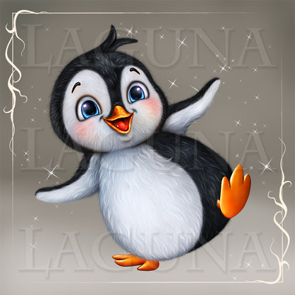 Surfing Penguin