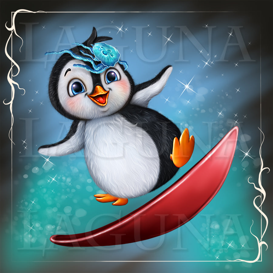 Surfing Penguin