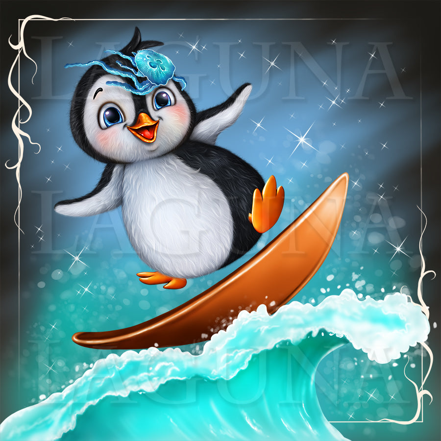 Surfing Penguin