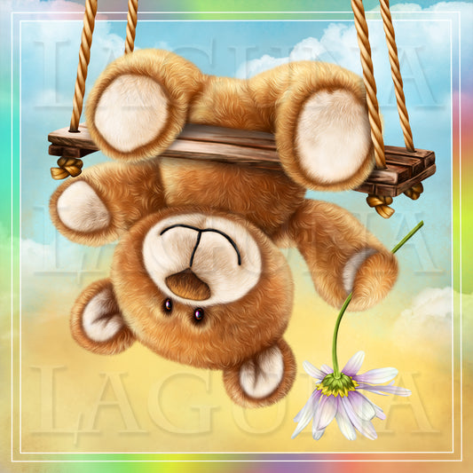 Teddy Bear Swinging