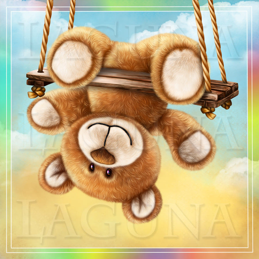 Teddy Bear Swinging