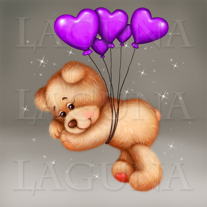 Teddy Bear with Love Letter