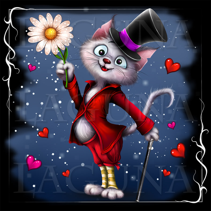 Valentine Gentleman Cat