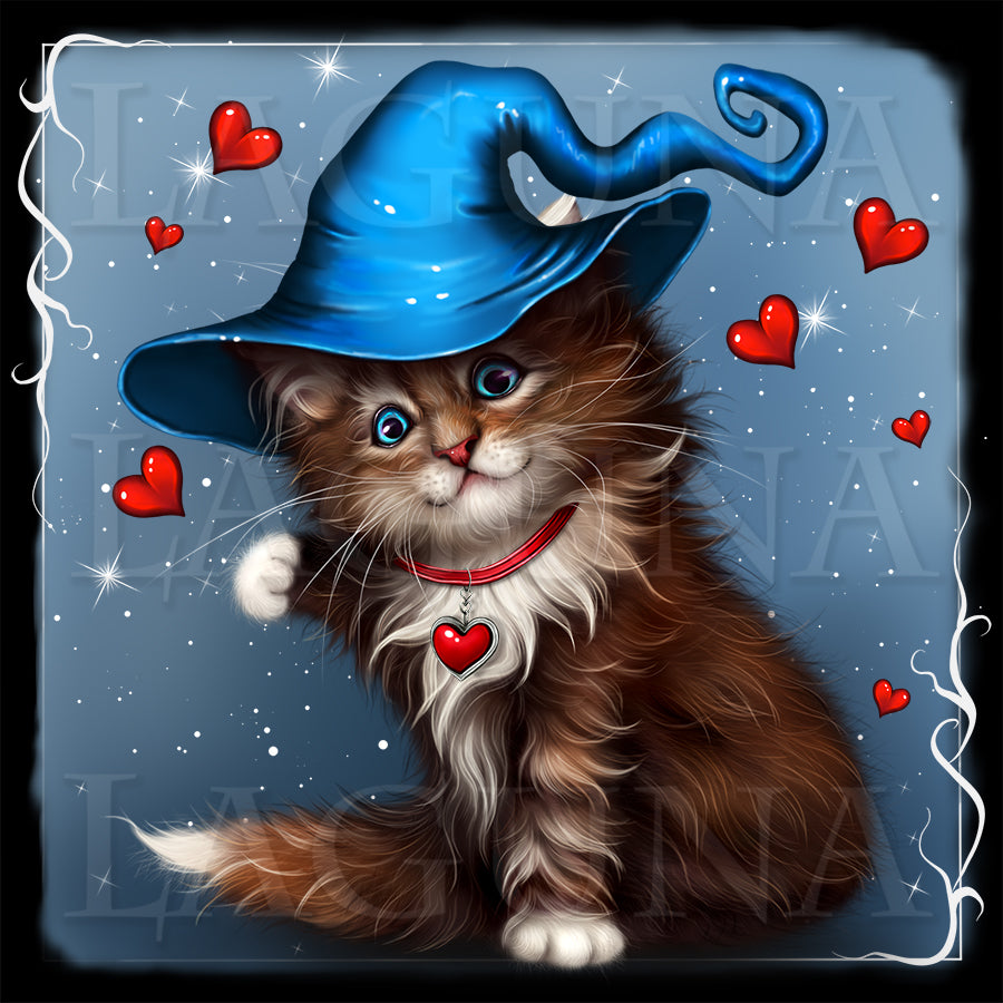 Valentine Kitty in Red Hat