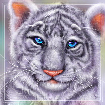 White Tiger with Lantern