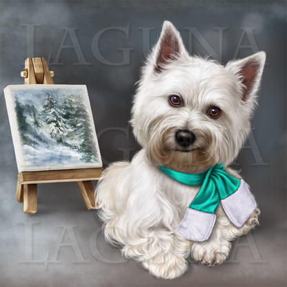 Winter Painter (Westie)